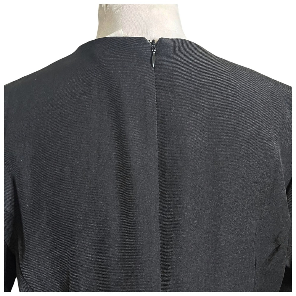 Hyacinth House Tuckernuck Bernadette Mini Dress Black Rhinestone Bows Large - Picture 6 of 9